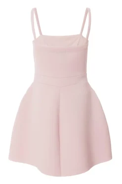 Quiz Pale Pink Buckle Mini Dress New