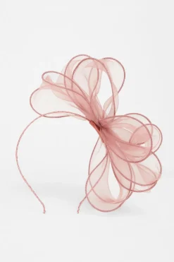 Quiz Loop Headband Fascinator Peach Clearance