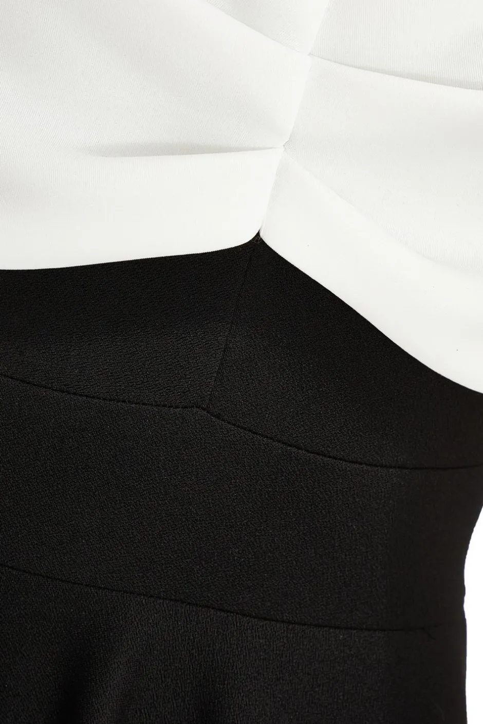 Quiz Petite Black Contrast Bardot Midi Dress