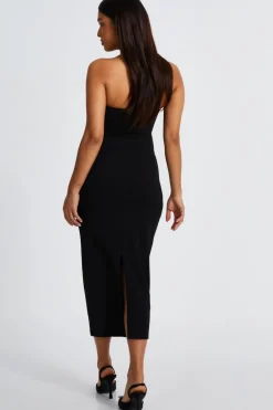 Quiz Petite Corsage Midaxi Dress Black Best