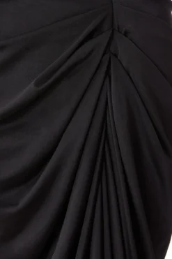 Quiz Petite Black Cowl Neck Midaxi Dress Online