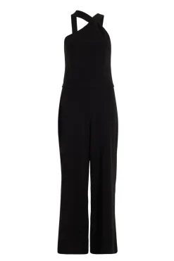 Quiz Petite Black Knot Detail Jumpsuit New