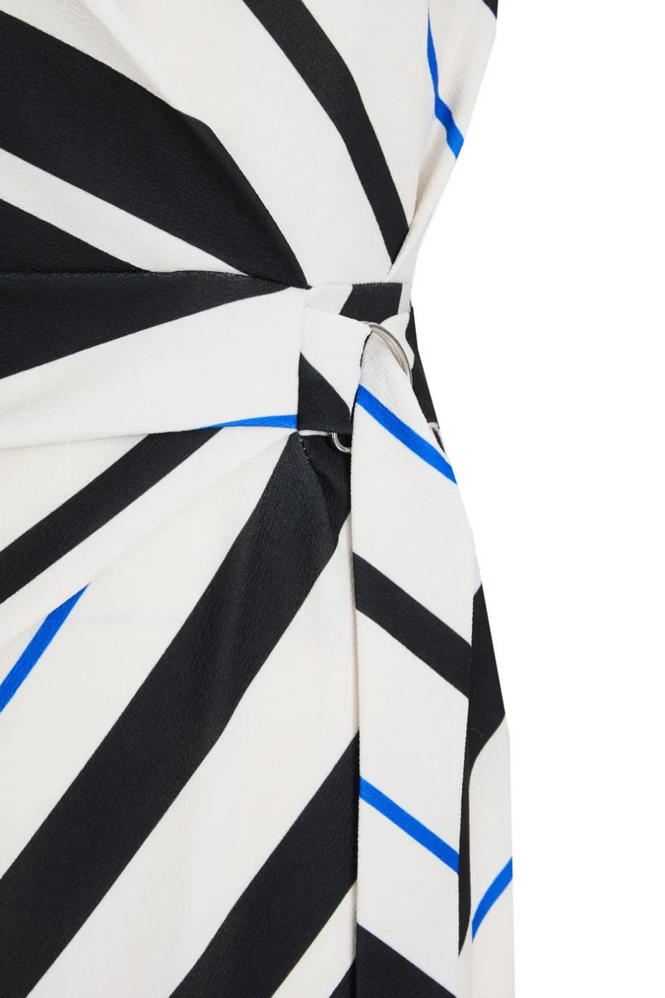 Quiz Petite Black Stripe Tie Belt Midaxi Dress Best
