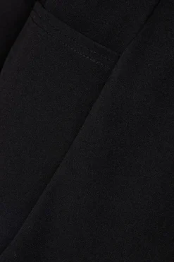 Quiz Petite Tie Waist Blazer Black Sale