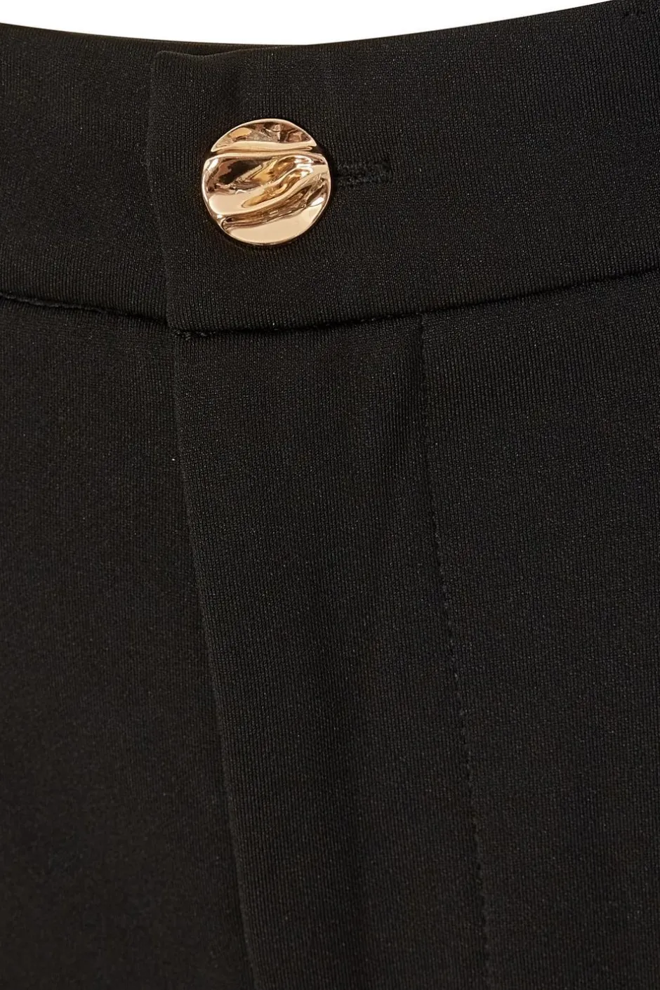 Quiz Petite Black Wide Leg Trousers Clearance