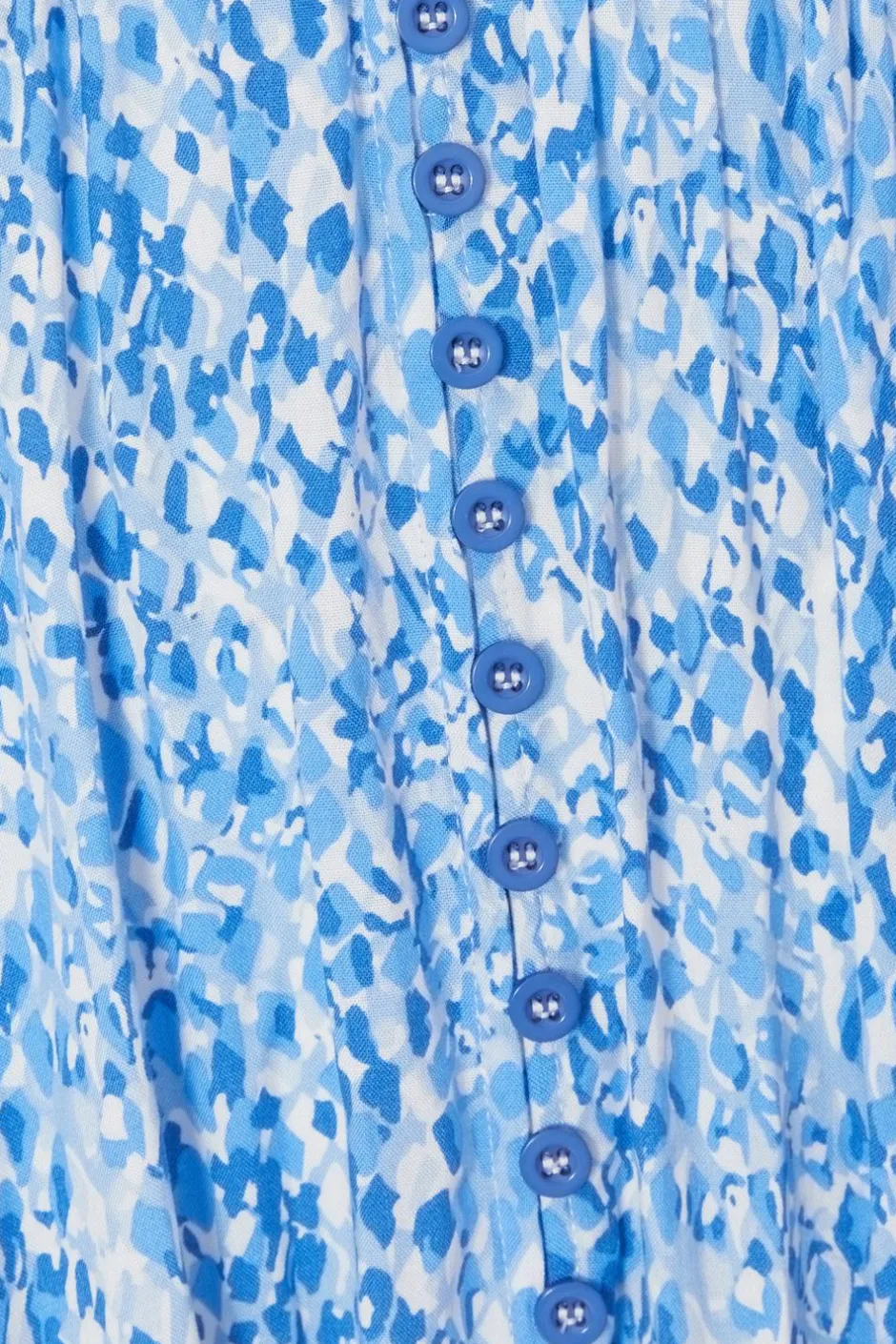 Quiz Petite Blue Animal Print Midaxi Dress