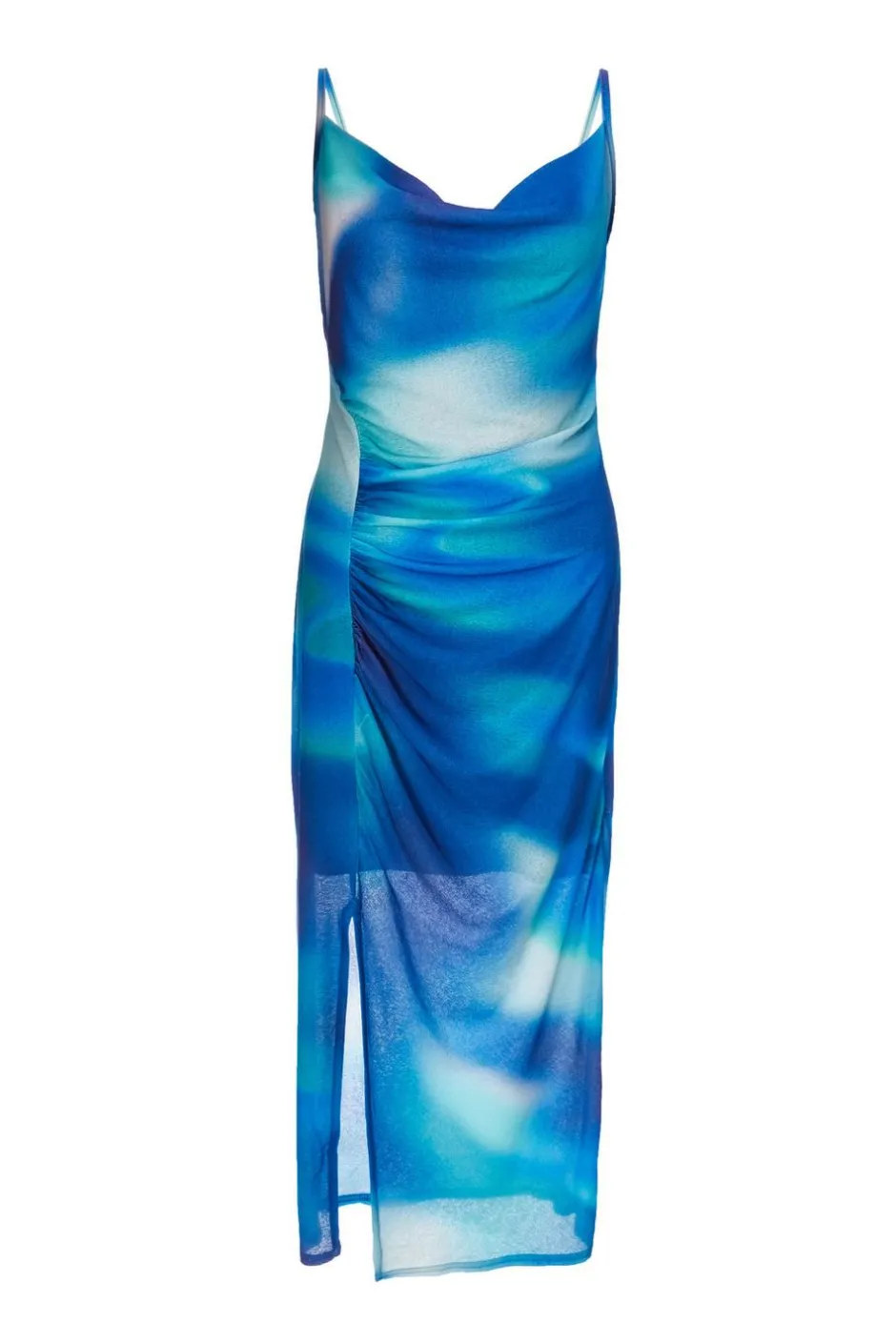 Quiz Petite Blue Cowl Neck Midi Dress Best
