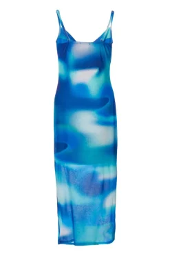 Quiz Petite Blue Cowl Neck Midi Dress Best