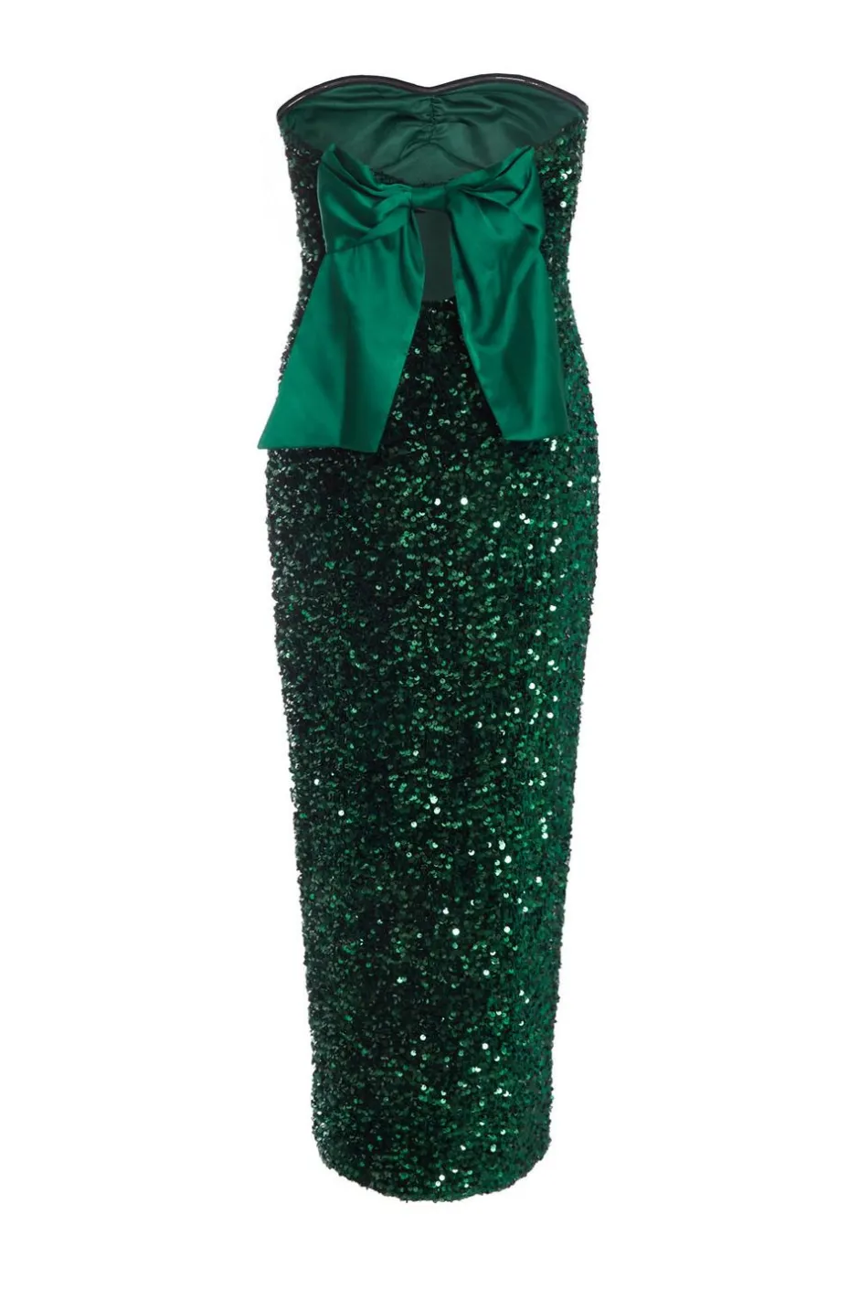 Quiz Petite Bottle Green Sequin Midaxi Dress Best