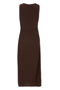 Quiz Petite Brown Gold Buckle Midaxi Dress Best