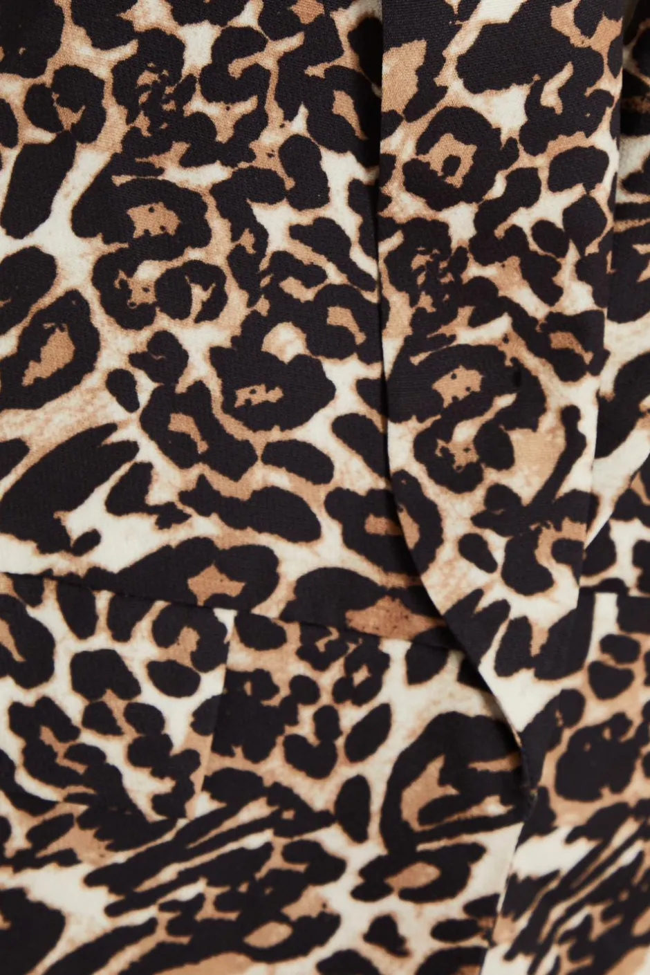 Quiz Petite Brown Leopard Print Blazer Discount