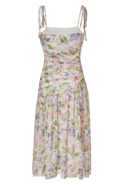 Quiz Petite Chiffon Floral Midi Dress Best