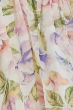 Quiz Petite Chiffon Floral Midi Dress Best
