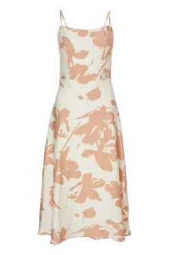 Quiz Petite Cream Floral Print Midi Dress Online