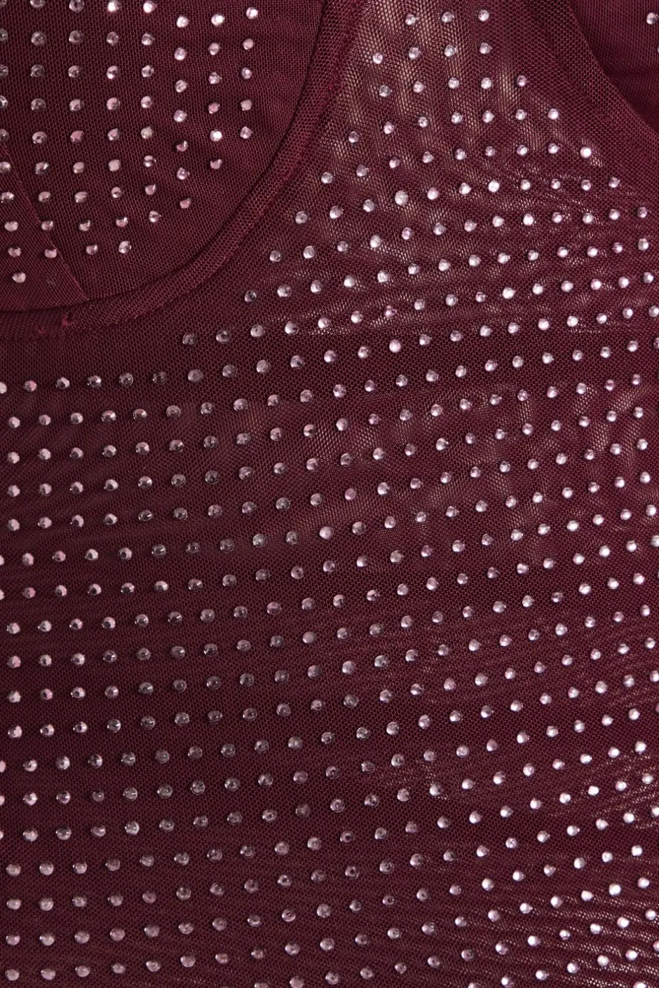 Quiz Petite Dark Red Embellished Maxi Dress Hot
