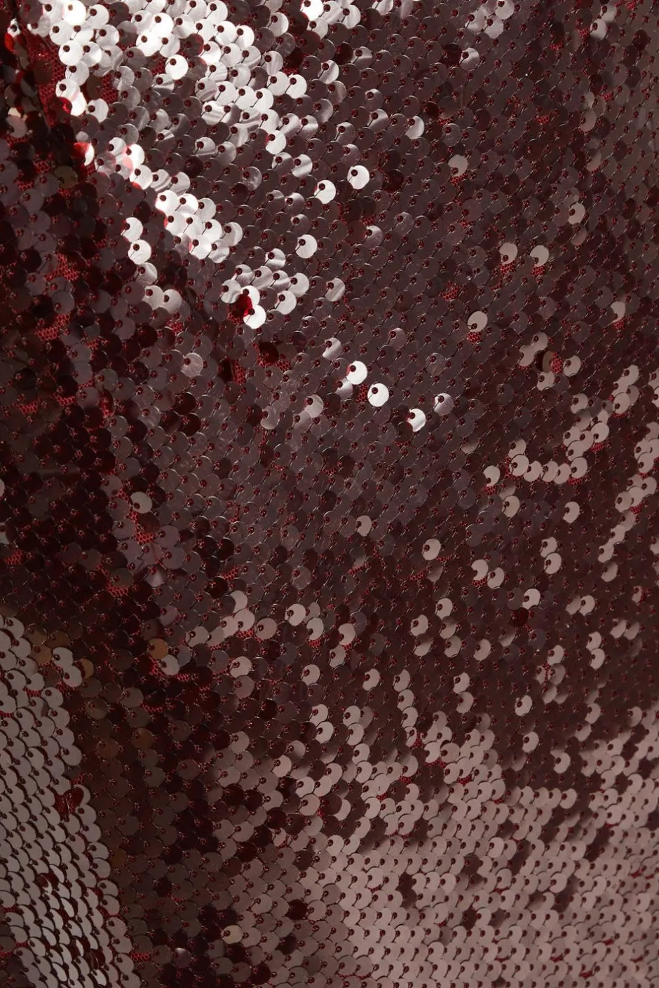 Quiz Petite Dark Red Sequin Midaxi Dress Outlet