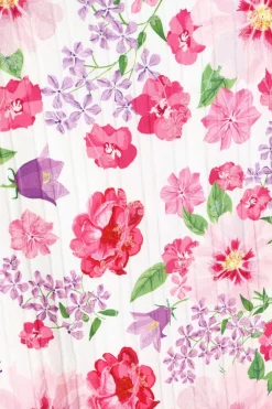 Quiz Petite Floral Puff Sleeve Mini Dress Outlet
