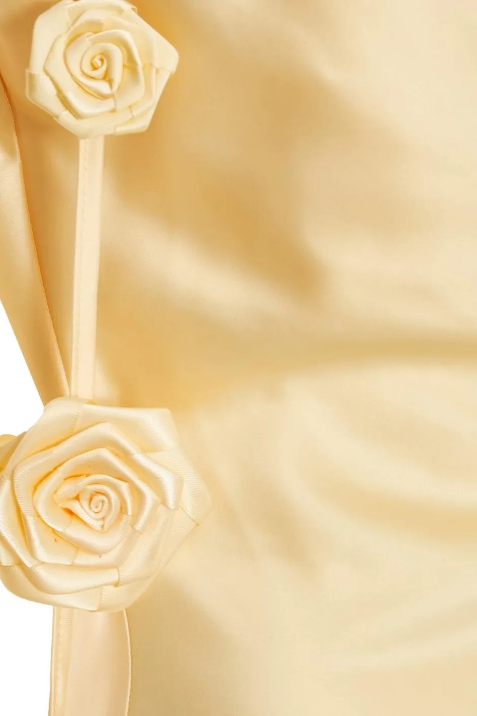 Quiz Petite Lemon Satin Midaxi Dress Online