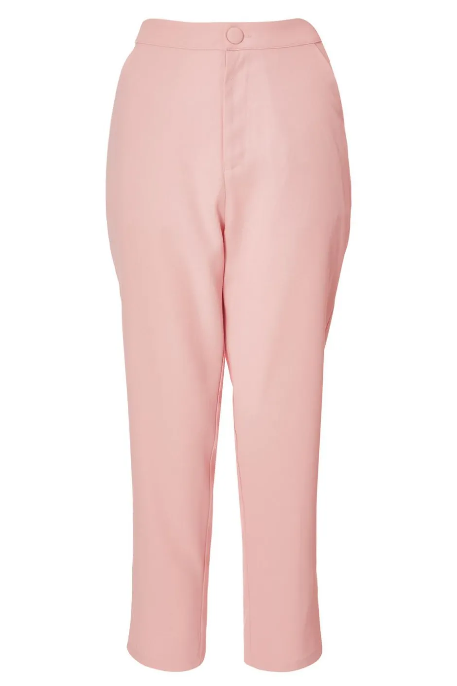 Quiz Petite Tailored Trousers Light Pink Discount