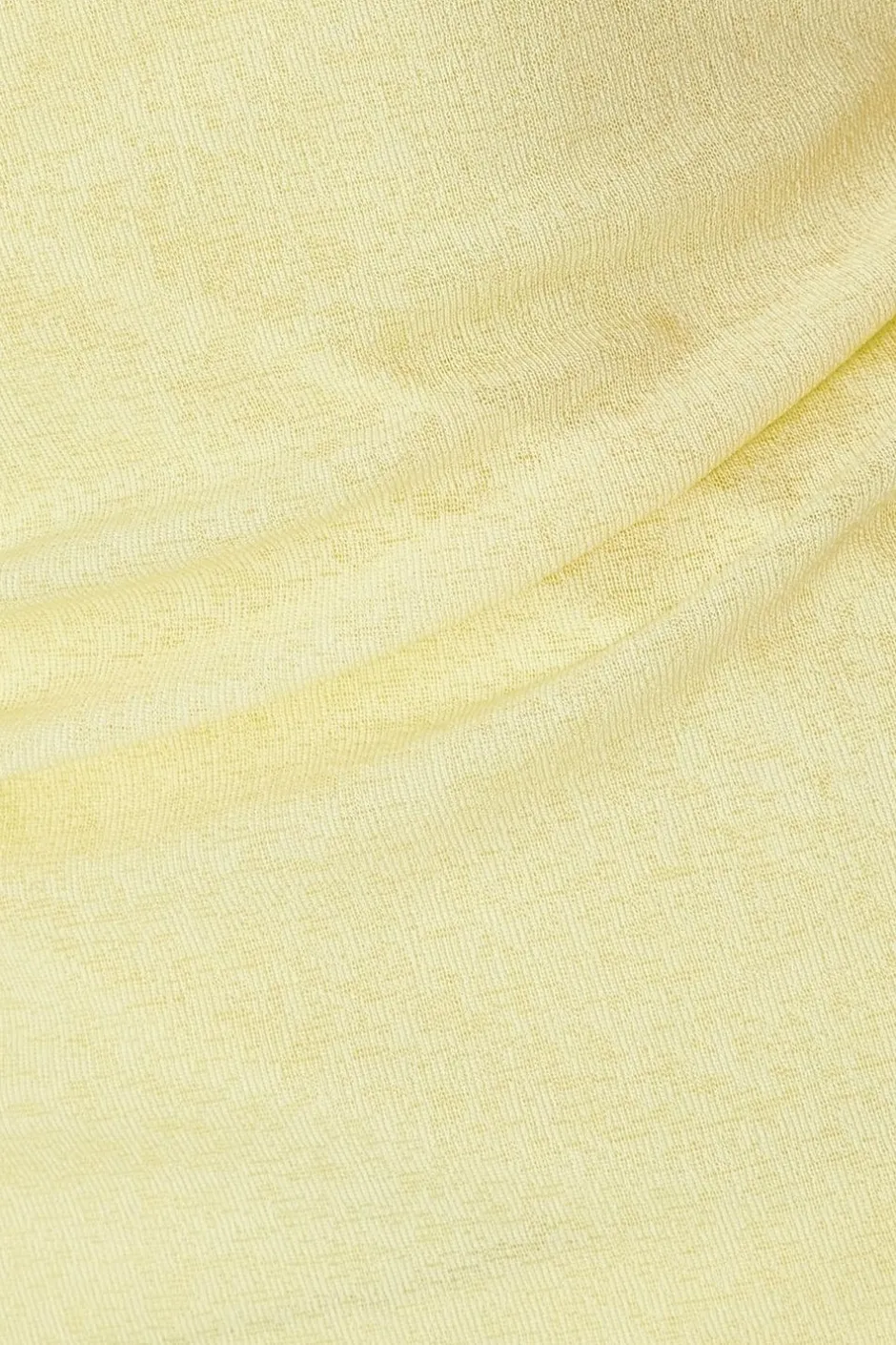 Quiz Petite Light Yellow Frill Midi Dress Online