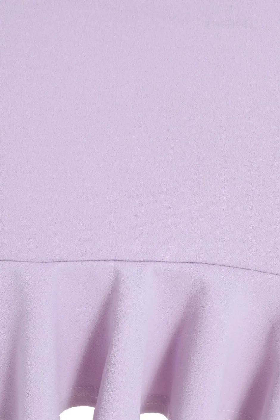 Quiz Petite Lilac Bodycon Frill Hem Mini Dress New