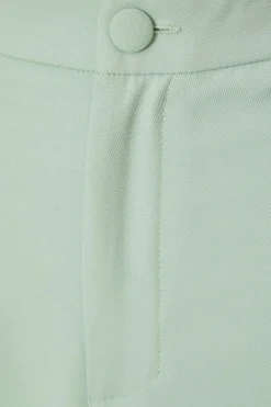 Quiz Petite Mint Flared Tailored Trousers