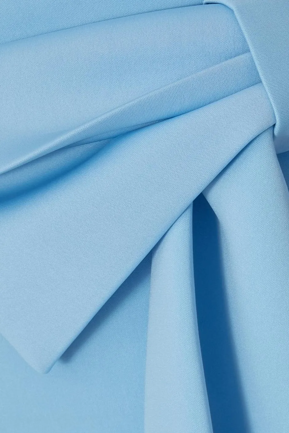 Quiz Petite Pale Blue Strapless Bow Midi Dress Sale