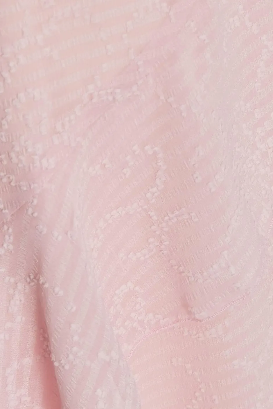 Quiz Petite Pale Pink Textured Chiffon Midi Dress Discount