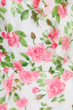 Quiz Petite Pink Chiffon Floral Ruffle Wrap Midi Dress Best