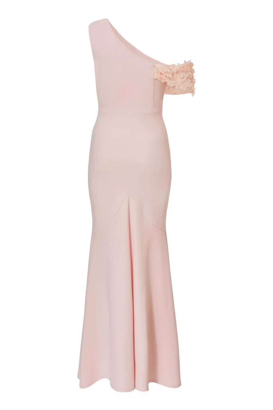 Quiz Petite Pink Floral Drop Sleeve Maxi Dress Pale Pink Sale