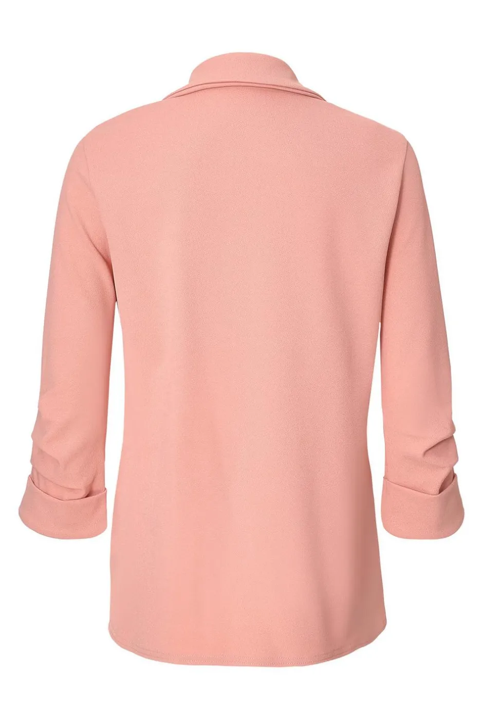 Quiz Petite Pink Ruched Sleeve Blazer New