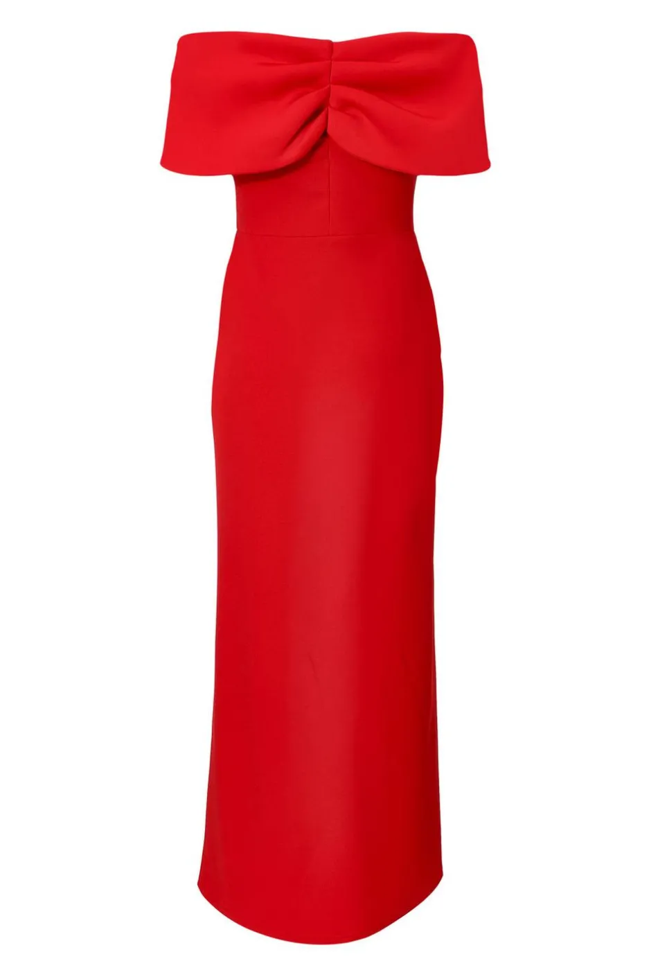 Quiz Petite Red Bardot Maxi Dress New