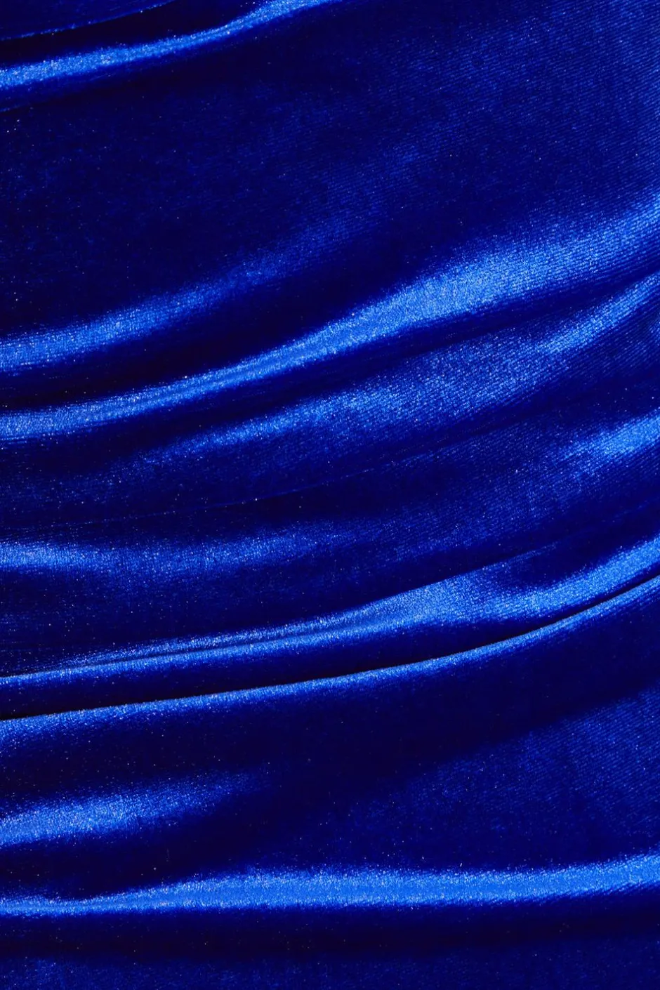 Quiz Petite Royal Blue Velvet Midaxi Dress Outlet