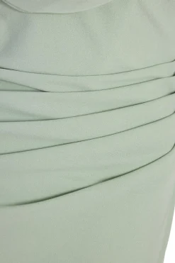 Quiz Petite Sage Drop Sleeve Maxi Dress Hot