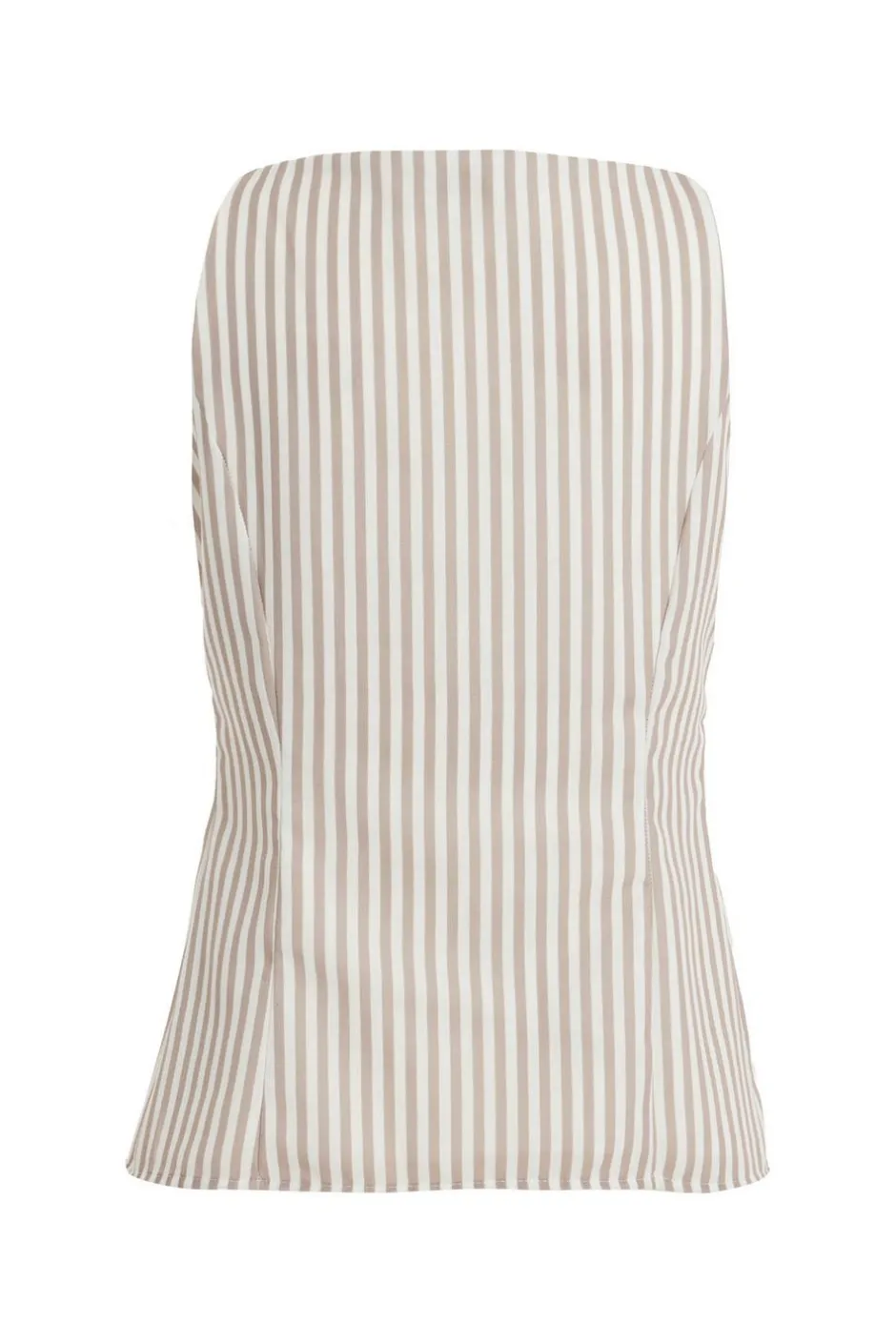 Quiz Petite Stone Striped Boat Neck Waistcoat Sale
