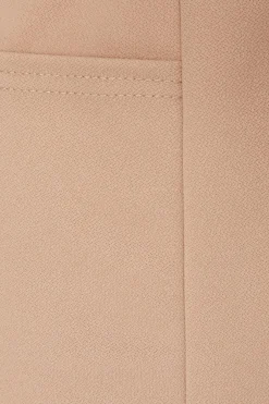 Quiz Petite Tie Waist Blazer Stone Clearance