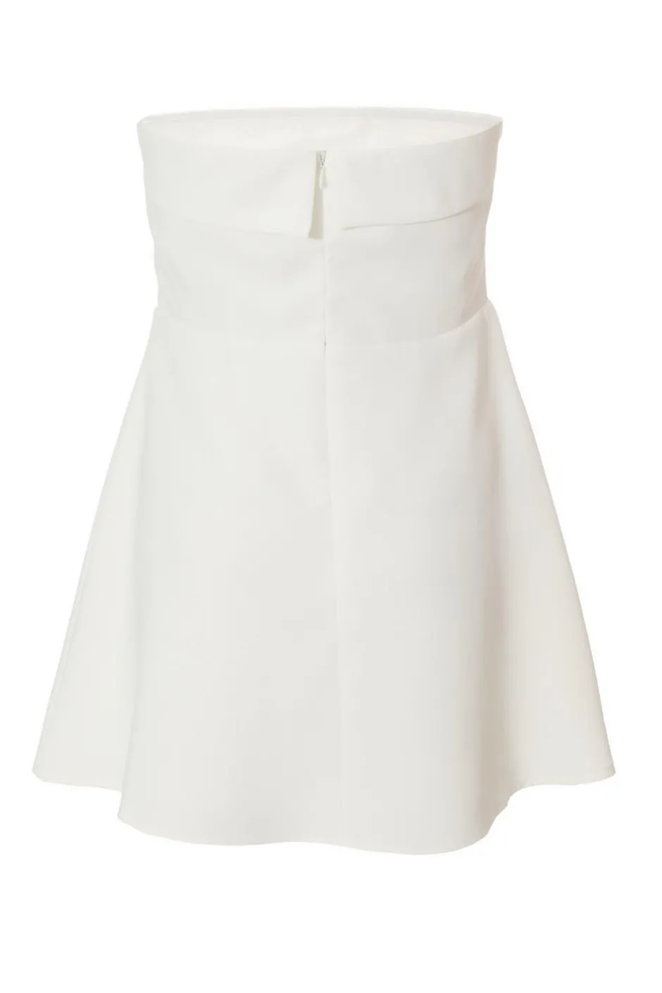 Quiz Petite White Bandeau Mini Dress New