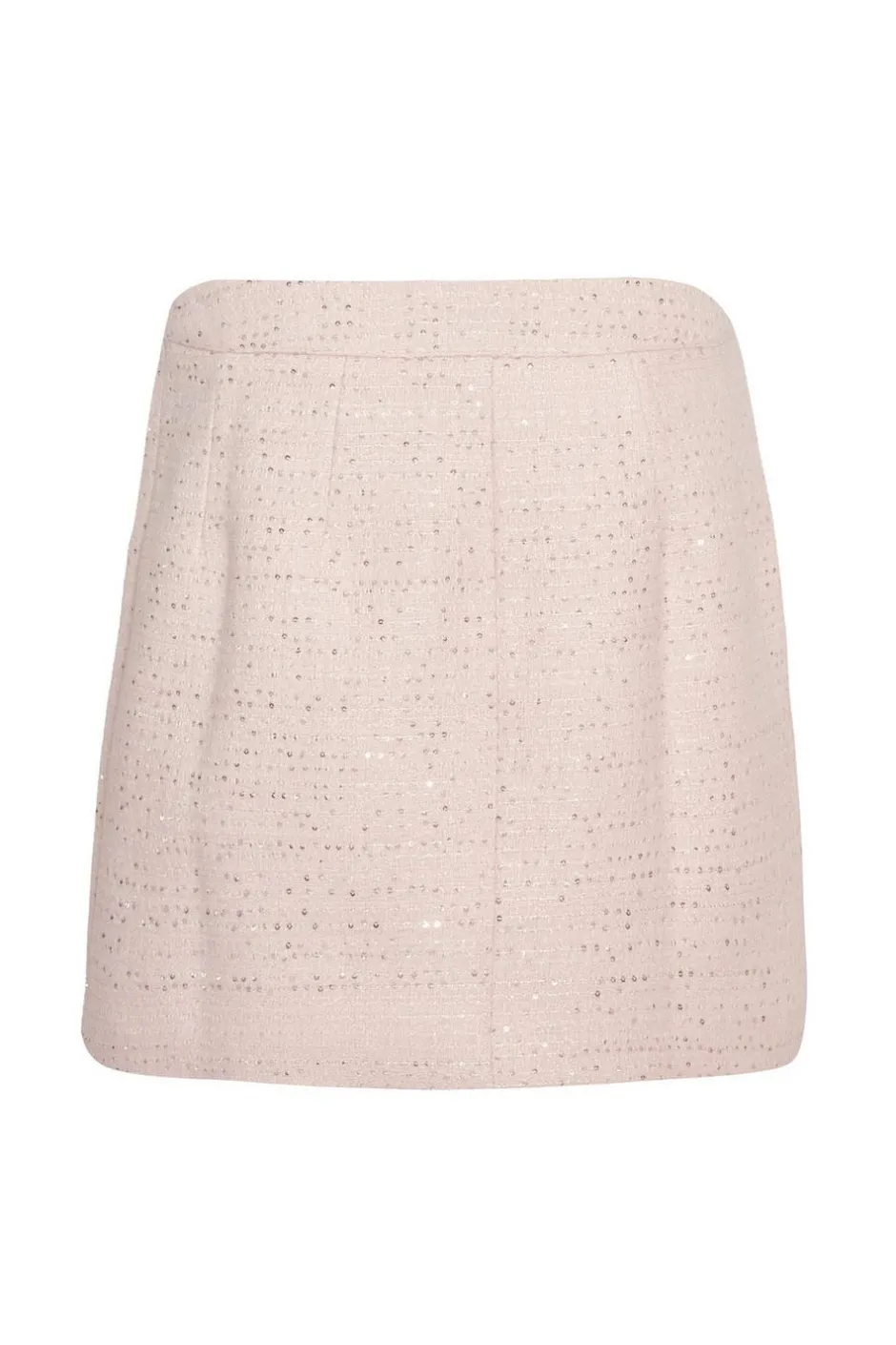 Quiz Boucle Sequin Mini Skirt Pink Discount