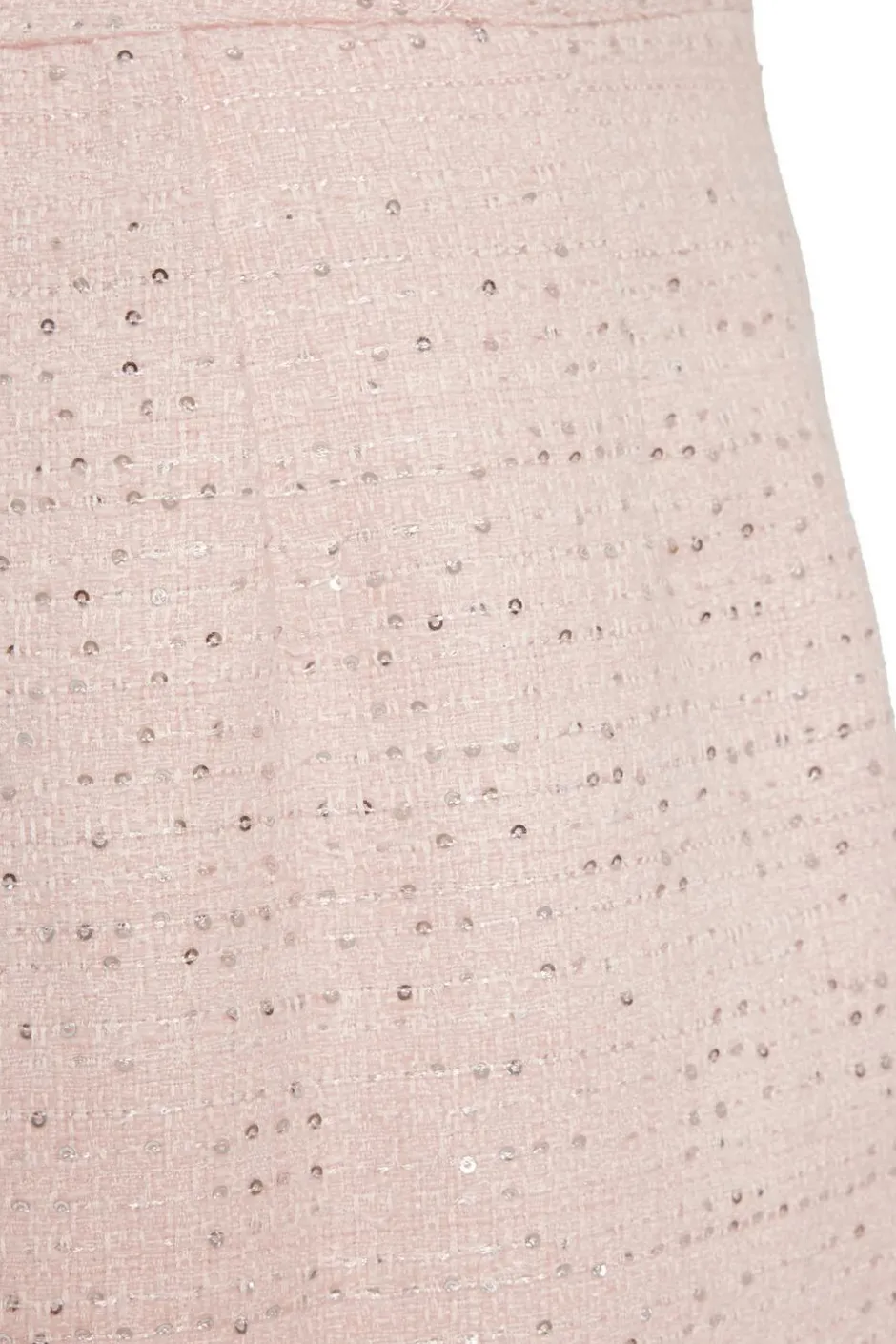 Quiz Boucle Sequin Mini Skirt Pink Discount