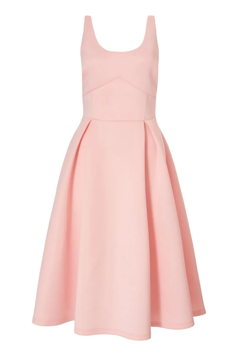 Quiz Bow Back Midi Dress Pink Outlet