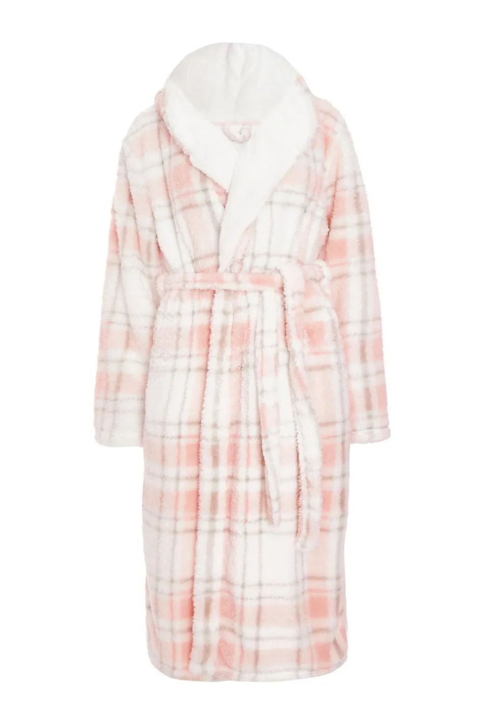Quiz Pink Check Print Robe Clearance