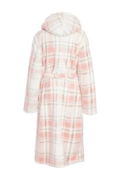 Quiz Pink Check Print Robe Clearance