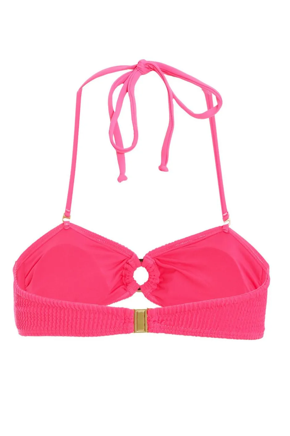 Quiz Pink Crinkle Bikini Top Best