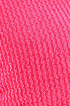 Quiz Pink Crinkle Bikini Top Best