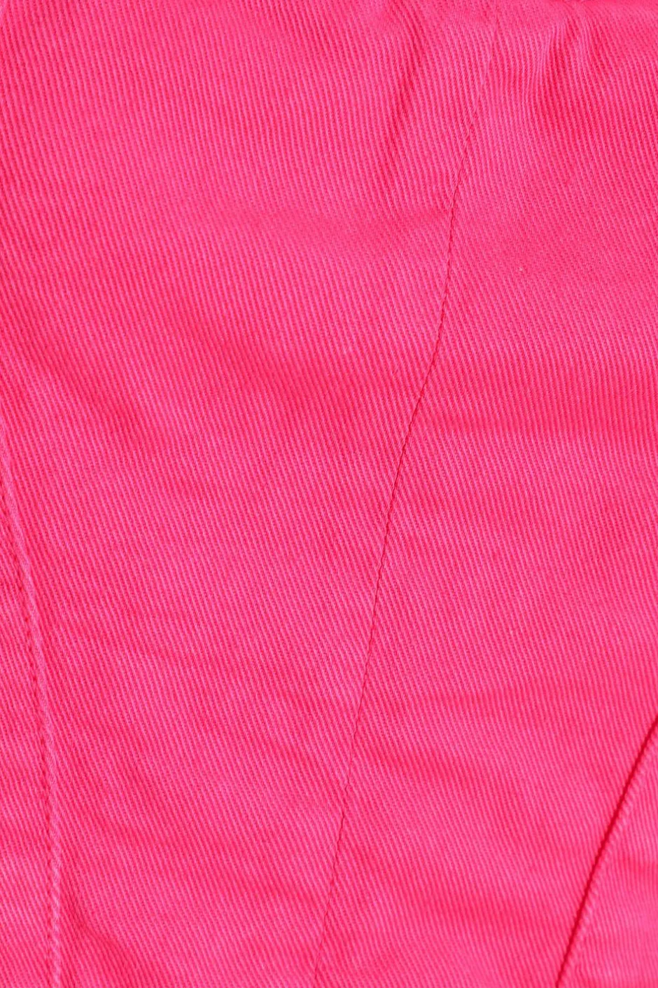 Quiz Pink Denim Diamante Corset Top Best