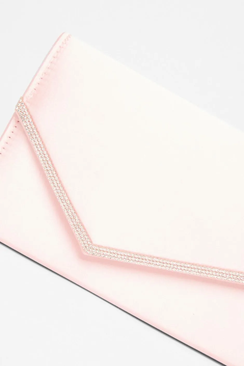 Quiz Diamante Clutch Pink Sale