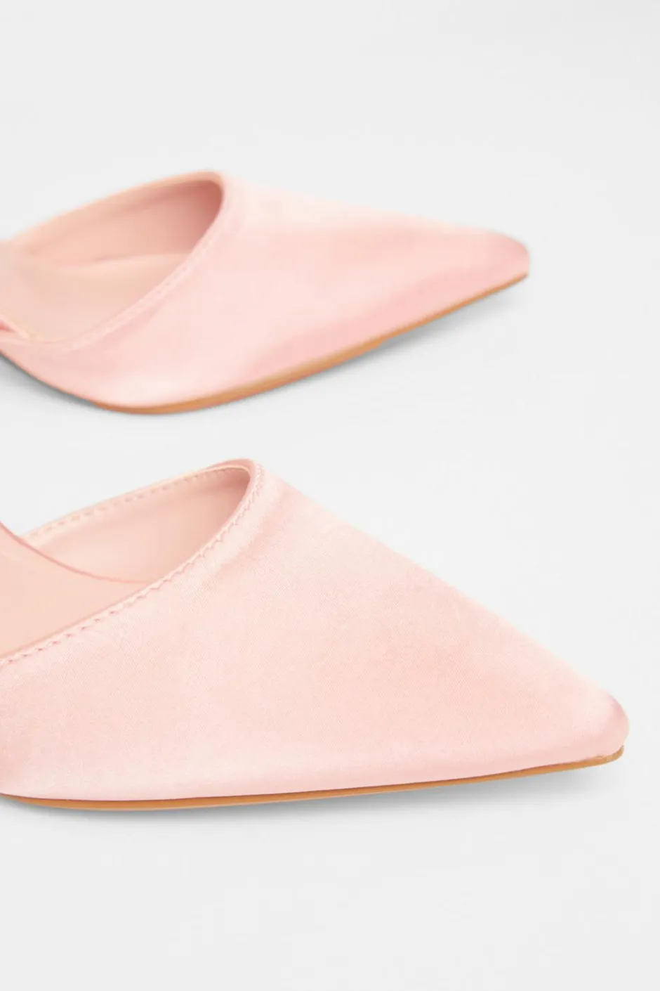 Quiz Diamante Strap Court Heels Pink