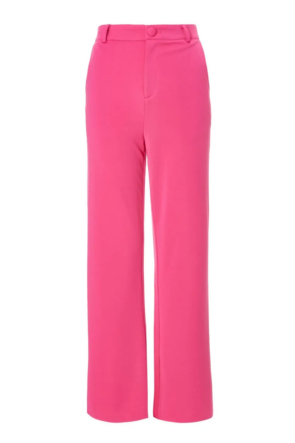 Quiz Flared Tailored Trousers Pink Hot