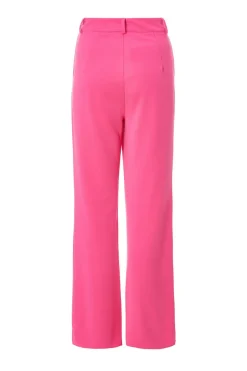 Quiz Flared Tailored Trousers Pink Hot