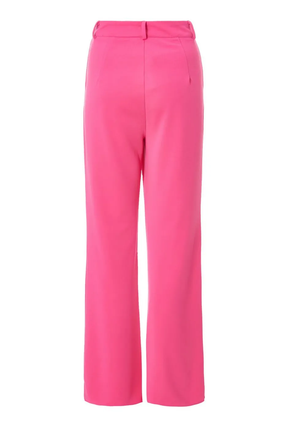 Quiz Flared Tailored Trousers Pink Hot